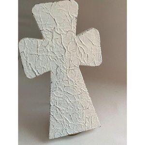 Home Décor Recycled Christian Cross 14x8 Inches